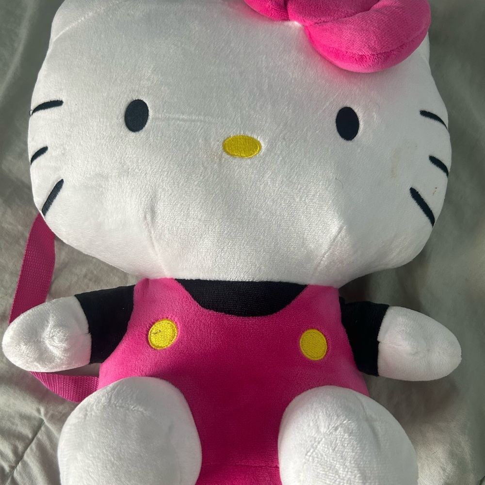 Hello Kitty Stuffed Animal With Straps